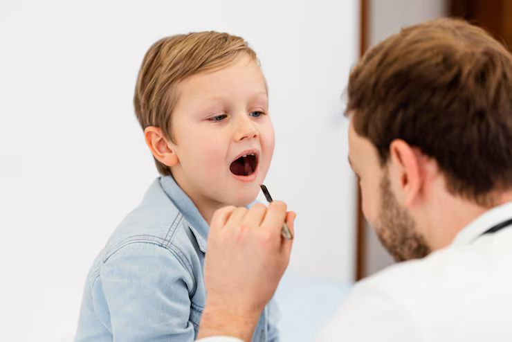 Foreign body removal in child BTM Layout